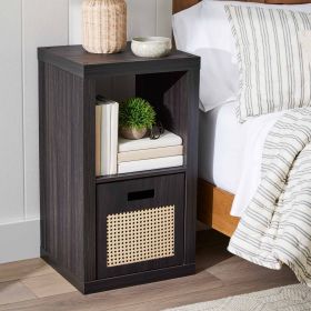 2-Cube Storage Organizer, Tobacco Oak