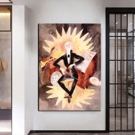 Hand Oil Painting Full Moon Abstract Original Abstract Painting Original Oil Painting Abstract Wall Art Canvas Living Room Decoration (style: 03, size: 90x120cm)